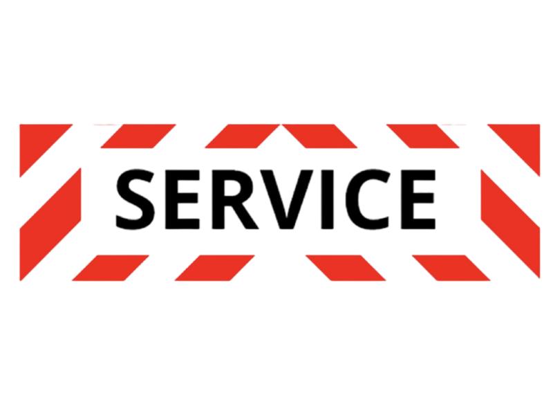 Panneau Service Adhésif