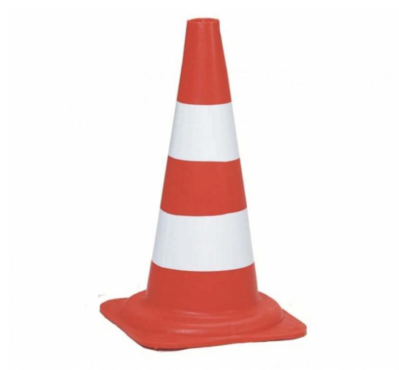 Cônes Balise de signalisation bandes réfléchissantes 50cm