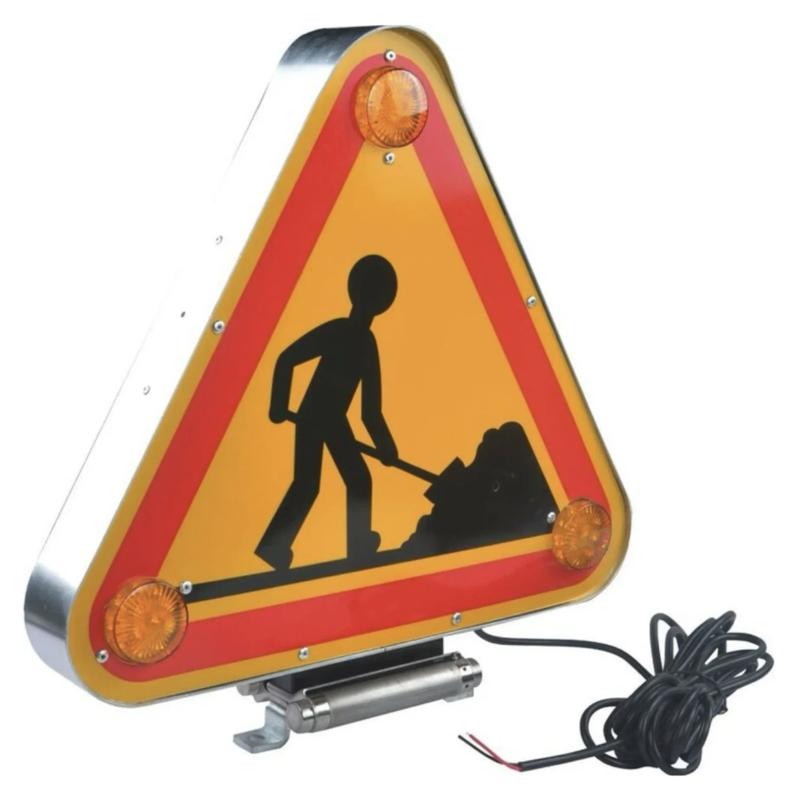 Panneau Triflash LED Magnétique AK5 500mm - Signalisation Chantier Temporaire