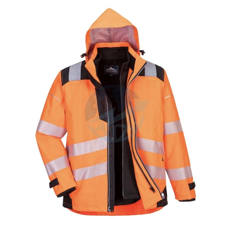 PW365 - Parka PW3 3-en-1 haute visibilité